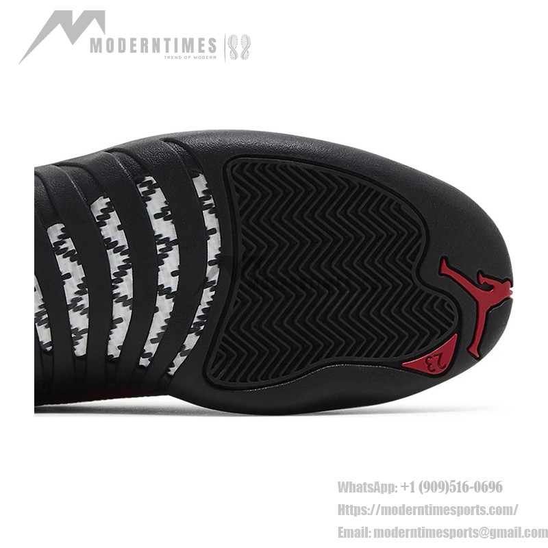 Air Jordan 12 Retro CT8013-162 - White, Black, and Red Sneakers