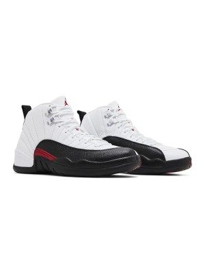 Air Jordan 12 Retro CT8013-162 - Classic White and Black with Red Accents for Timeless Style