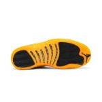Air Jordan 12 Retro University Gold Black 130690-070 Men’s Leather Basketball Shoes