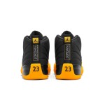 Air Jordan 12 Retro University Gold Black 130690-070 Men’s Leather Basketball Shoes