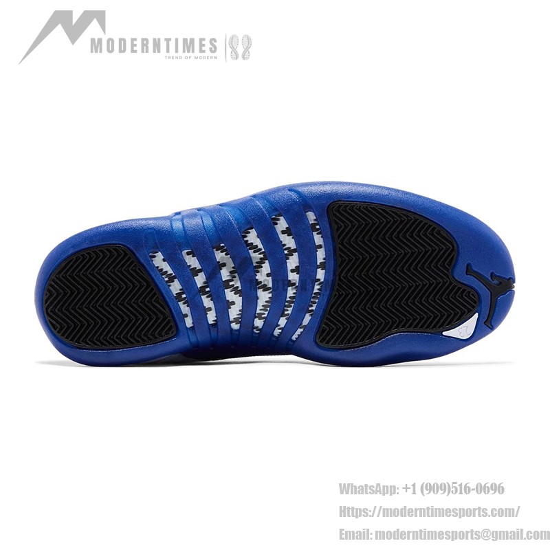 Air Jordan 12 Retro Game Royal CT8013-140 - ホワイトとブルーのプレミアムレザースニーカー