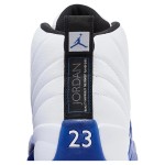Air Jordan 12 Retro Game Royal CT8013-140 - ホワイトとブルーのプレミアムレザースニーカー