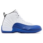 Air Jordan 12 Retro Game Royal CT8013-140 - ホワイトとブルーのプレミアムレザースニーカー