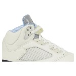 Air Jordan 5 Retro DV4982-175 クリームレザースニーカー パステルアクセントと反射するシュータン付き
