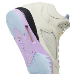 Air Jordan 5 Retro DV4982-175 クリームレザースニーカー パステルアクセントと反射するシュータン付き
