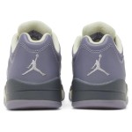 Air Jordan 5 Low FJ4563-500 インディゴヘーズ スニーカー 反射タンと半透明ソール付き