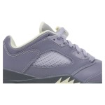 Air Jordan 5 Low FJ4563-500 インディゴヘーズ スニーカー 反射タンと半透明ソール付き