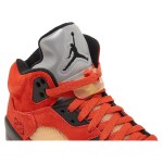 Air Jordan 5 Retro DD9336-800 オレンジスエードスニーカー 黒いディテール 反射性シュータン