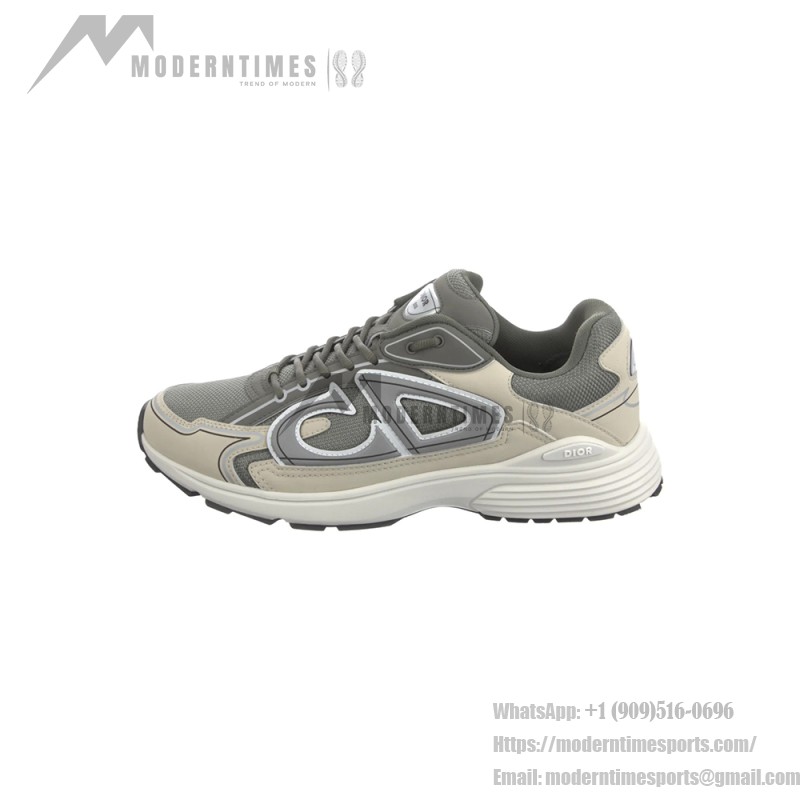 DIOR B30 Sneakers Olive 3SN279ZLY H661 Luxury Unisex Designer Shoes