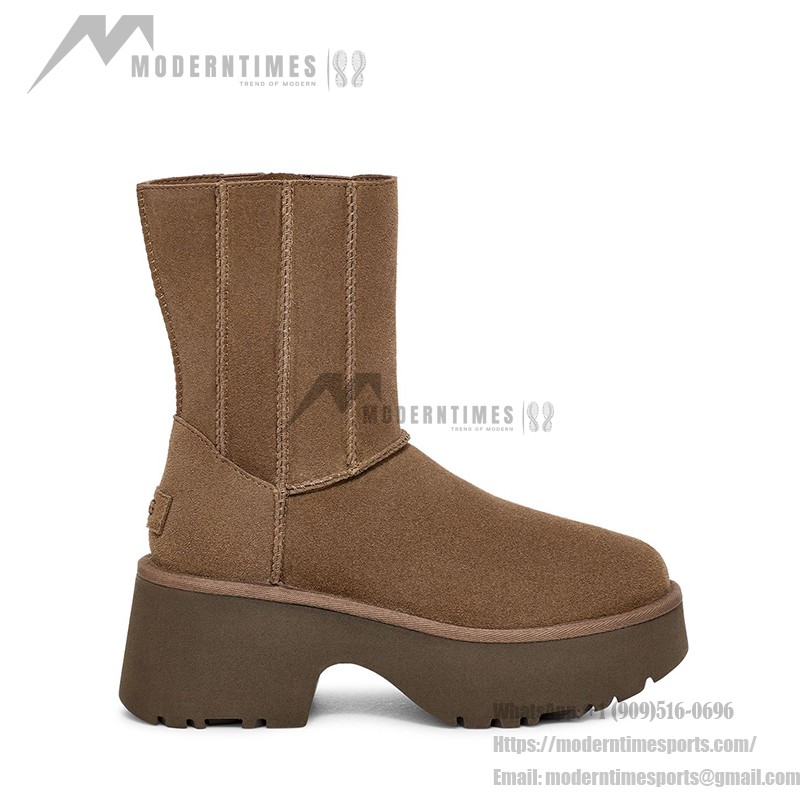 UGG レディース クラシック ツインシーム ニューハイツ プラットフォーム ブーツ チェスナット 1158313 UGG レディース クラシック ツインシーム ニューハイツ プラットフォーム ブーツ チェスナット 1158313
