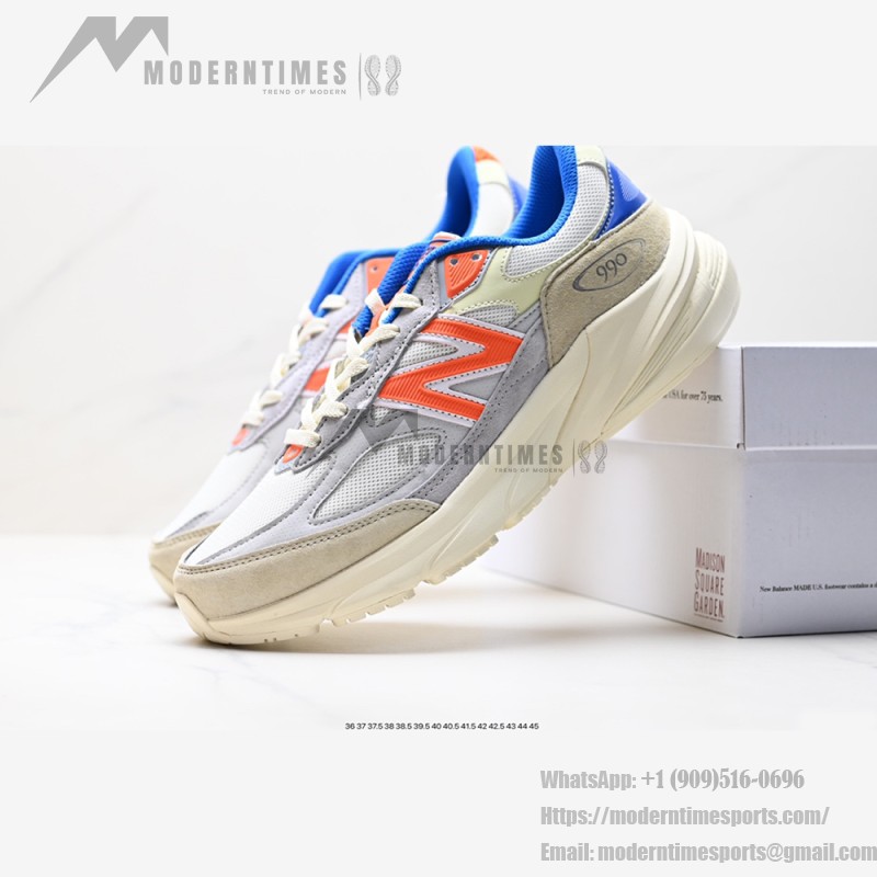 New Balance x Kith x Madison Square Garden 990v6 Made in USA New York Knicks U990KN6 – Premium Suede & Mesh Sneakers