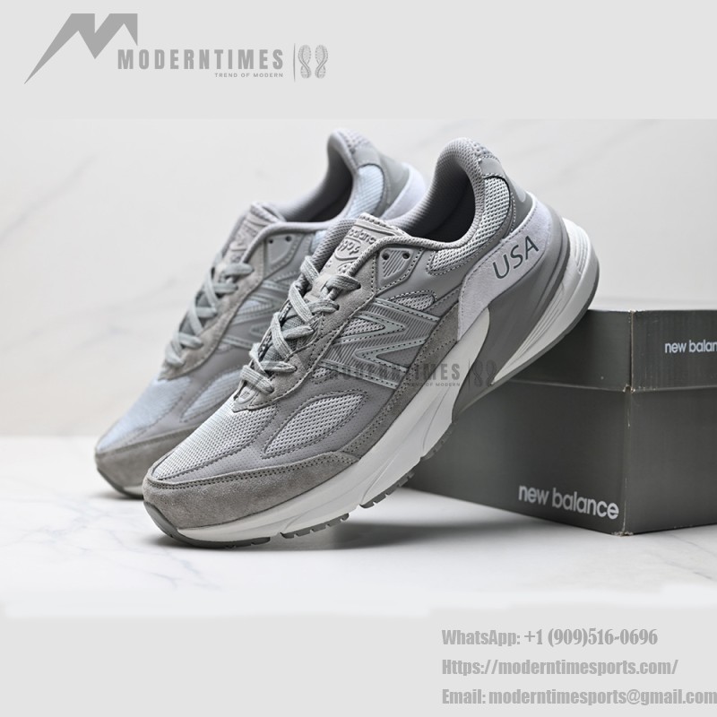 New Balance x WTAPS 990v6 Made in USA Grey White M990WT6 – Premium Suede & Mesh Sneakers for Comfort and Style
