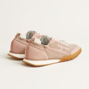 HERMES Jet Sneakers H242153ZVCG360 Rose Cancan Rose Aquarelle – Women’s Luxury Pink Designer Sneakers