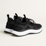 HERMES Katana Sneakers H251981ZH01390 Noir men luxury black sport sneakers side view