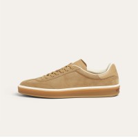 Loro Piana テニスウォーク スニーカー FAN8505-H755 メンズ｜ライトウッドスモーク スウェード カジュアルシューズ