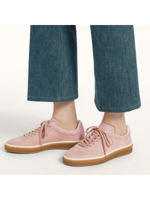 Loro Piana サマーチャームズ ウォーク ローファー FAO1547-30IH サマーピンク 女性用 高級デザイナーコンフォートシューズ