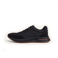 Loro Piana Week End Walk Sneaker Black FAQ2222_8000 – Storm System Microfiber Casual Shoes for Men