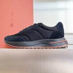 Loro Piana Week End Walk Sneaker Black FAQ2222_8000 Storm System microfiber casual shoes for men