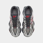 New Balance 9060 U9060JBO Grey Black Red unisex chunky retro sneakers