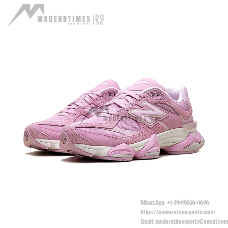 New Balance 9060 Pink Overdye U9060APP soft pink retro futuristic sneakers