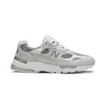 New Balance M992NC White Grey Sneakers – NB992 Series New Balance M992NC White Grey Sneakers Front View – Unisex Lifestyle Running Shoes
