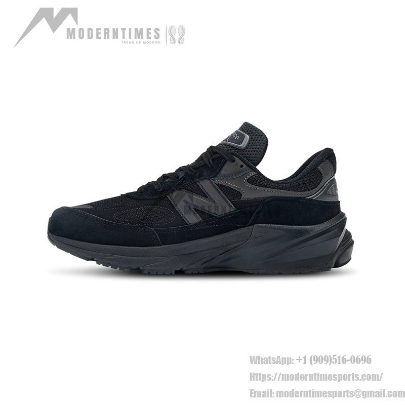 New Balance 990V6 U990BB6 Black Black unisex sneakers with FuelCell cushioning