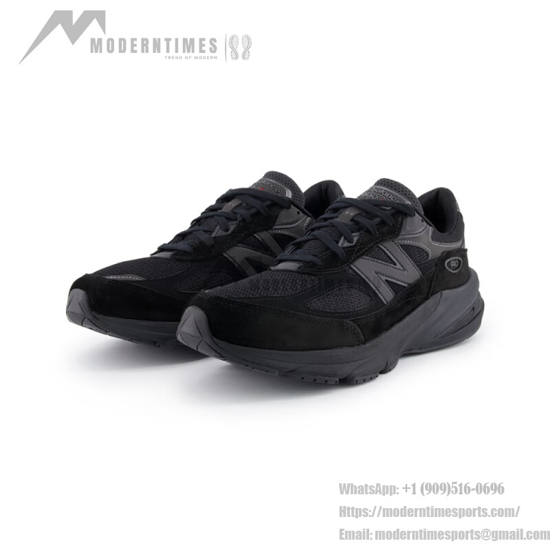 New Balance 990V6 U990BB6 Black Black unisex sneakers with FuelCell cushioning