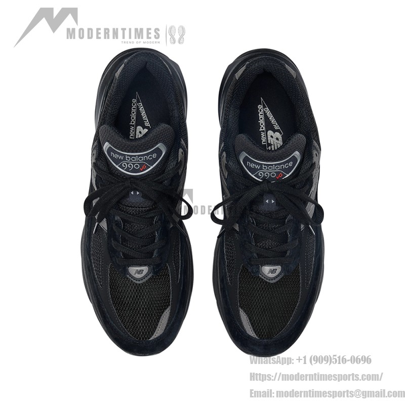 New Balance 990V6 U990BB6 Black Black unisex sneakers with FuelCell cushioning
