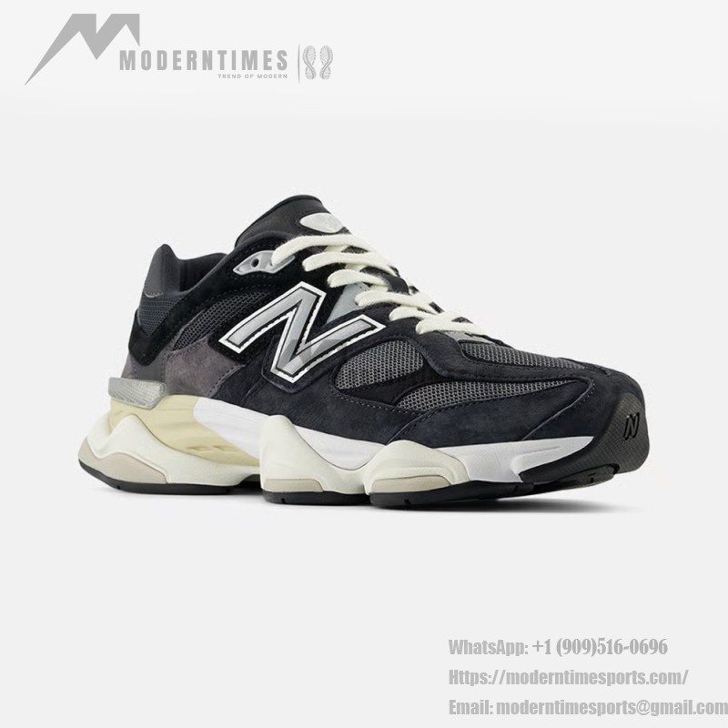 New Balance 9060 U9060BLC Charcoal Cream unisex chunky retro lifestyle sneakers