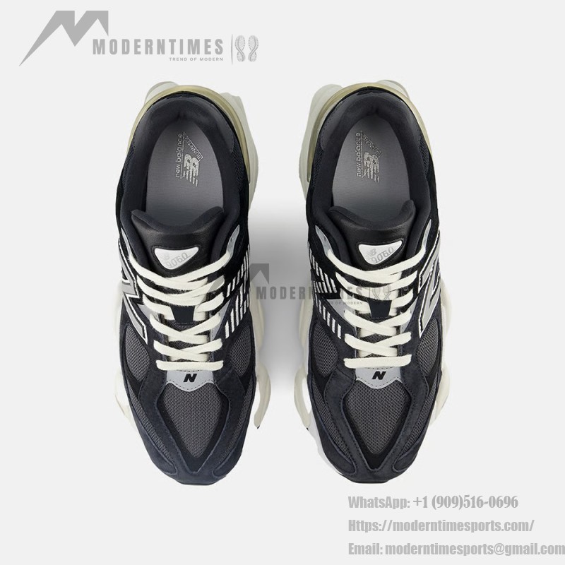 New Balance 9060 U9060BLC Charcoal Cream unisex chunky retro lifestyle sneakers