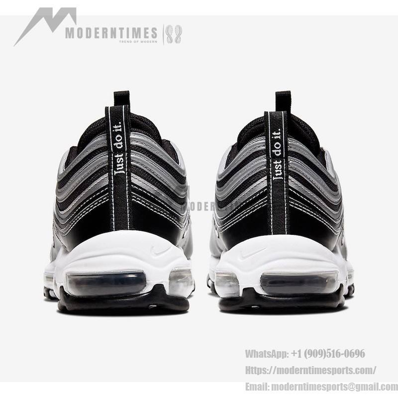 Nike Air Max 97 "Gradient Fade" 921826-016 - Gradient Black-to-White Sneakers Nike Air Max 97 Gradient Fade 921826-016 Black-to-White Gradient Sneakers with Air Cushioning
