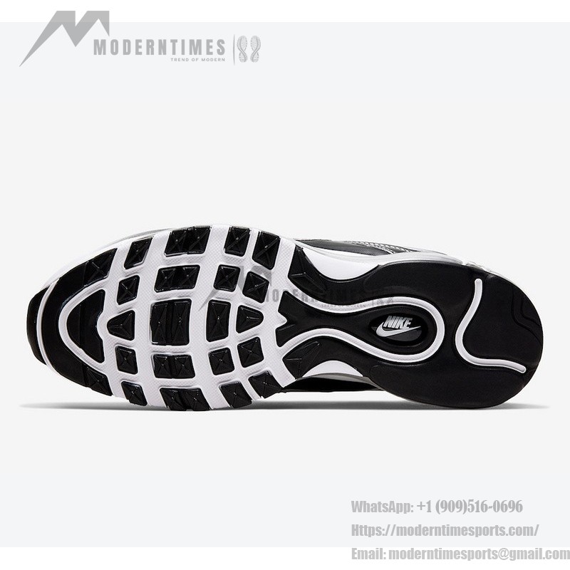 Nike Air Max 97 "Gradient Fade" 921826-016 - Gradient Black-to-White Sneakers Nike Air Max 97 Gradient Fade 921826-016 Black-to-White Gradient Sneakers with Air Cushioning