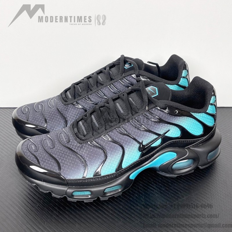 Nike Air Max Plus DM0032-016 Black Aurora Green TN sneakers for cyber streetwear outfits