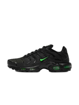 Nike Air Max Plus DM0032-024 Black Green Strike TN Sneakers – Neon Techwear Streetwear Shoes for Men