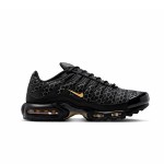 Nike Air Max Plus Black Honey IQ0287-010 TN sneakers with honeycomb pattern upper