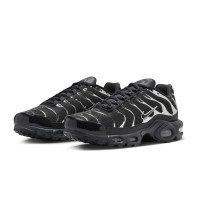 Nike Air Max Plus HJ9743-001 Black Metallic Silver TN Sneakers – Chrome Shadow Streetwear Shoes for Men