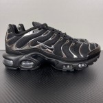 Nike Air Max Plus HJ9743-001 Black Metallic Silver TN sneakers for dark techwear outfits