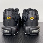 Nike Air Max Plus FJ4224-001 Black Multi Swoosh TN sneakers with layered logo streetwear styling