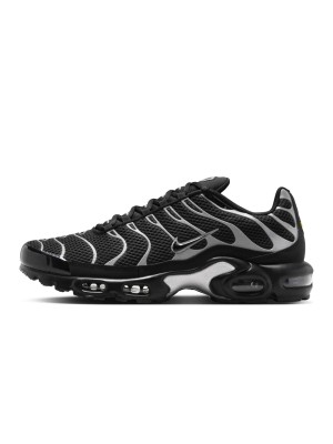Nike Air Max Plus HQ3029-001 Black Reflective Metallic Silver TN Sneakers – Reflective Streetwear Shoes for Men
