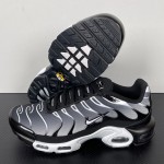 Nike Air Max Plus DM0032-003 Black White Gradient TN sneakers with monochrome streetwear styling
