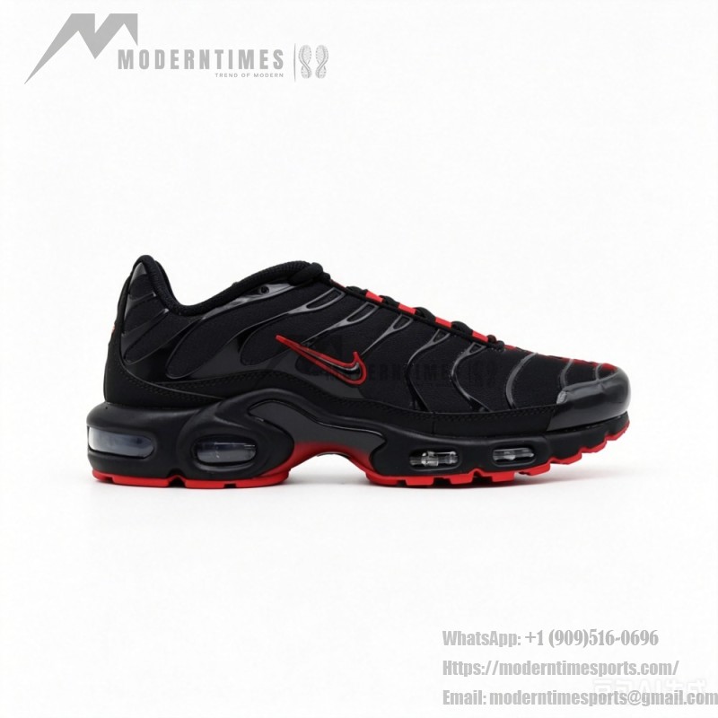 Nike Air Max Plus IM4868-010 Darth Vader Red Lightsaber TN sneakers for dark streetwear outfits