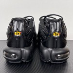 Nike Air Max Plus 604133-050 Triple Black TN sneakers with all-black streetwear styling