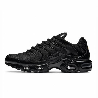 Nike Air Max Plus 604133-050 Triple Black TN Sneakers – All Black Streetwear Shoes for Men
