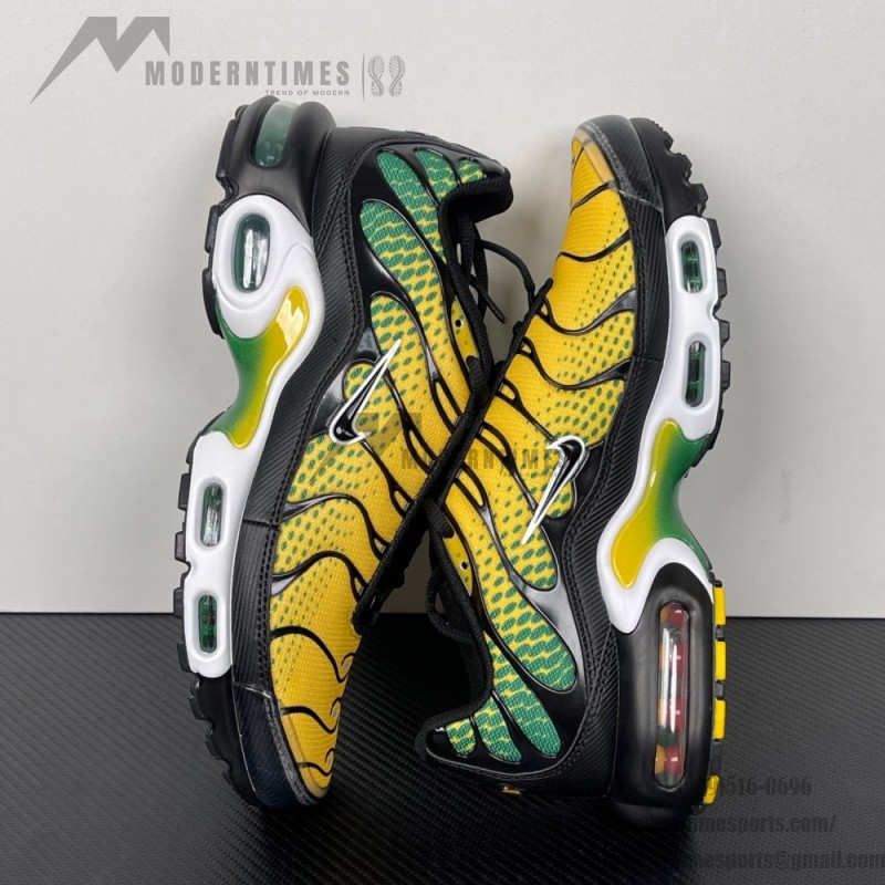 Nike Air Max Plus IB7671-700 Varsity Maize Pine Green TN sneakers with tropical streetwear design