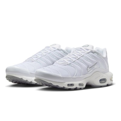 Nike Air Max Plus 604133-139 White Cool Grey TN Sneakers – Clean Lifestyle Streetwear Shoes for Men