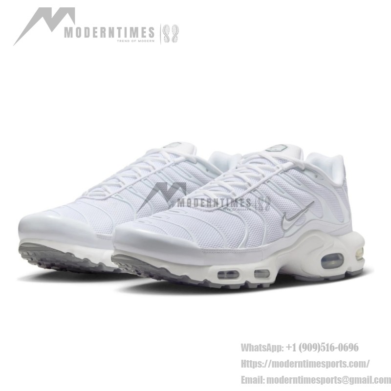 Nike Air Max Plus 604133-139 White Cool Grey TN sneakers with clean lifestyle design