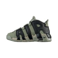 ナイキ Air More Uptempo GS ユース クラシック レトロ バスケットボールシューズ | ブラック＆ホワイト | 415082-007