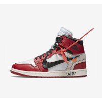 Off-White x Air Jordan 1 コラボ “The Ten” AA3834-101 アイコニックな解体デザイン限定版