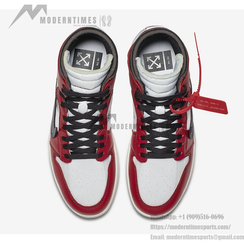 Off-White x Air Jordan 1 コラボ “The Ten” AA3834-101 Off-White x Air Jordan 1 コラボ “The Ten” AA3834-101 アイコニックな解体デザイン限定版