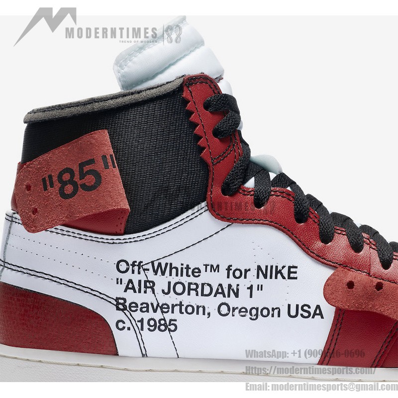 Off-White x Air Jordan 1 コラボ “The Ten” AA3834-101 Off-White x Air Jordan 1 コラボ “The Ten” AA3834-101 アイコニックな解体デザイン限定版